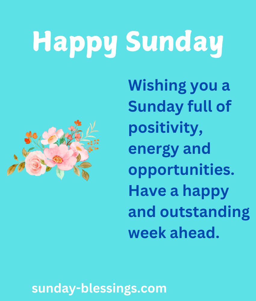 Sunday Blessing Image