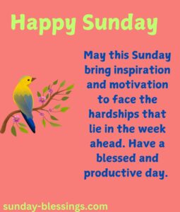 60+ Sunday Blessings Images with Quotes & Prayers 20 Sunday Blessings Image and Quote