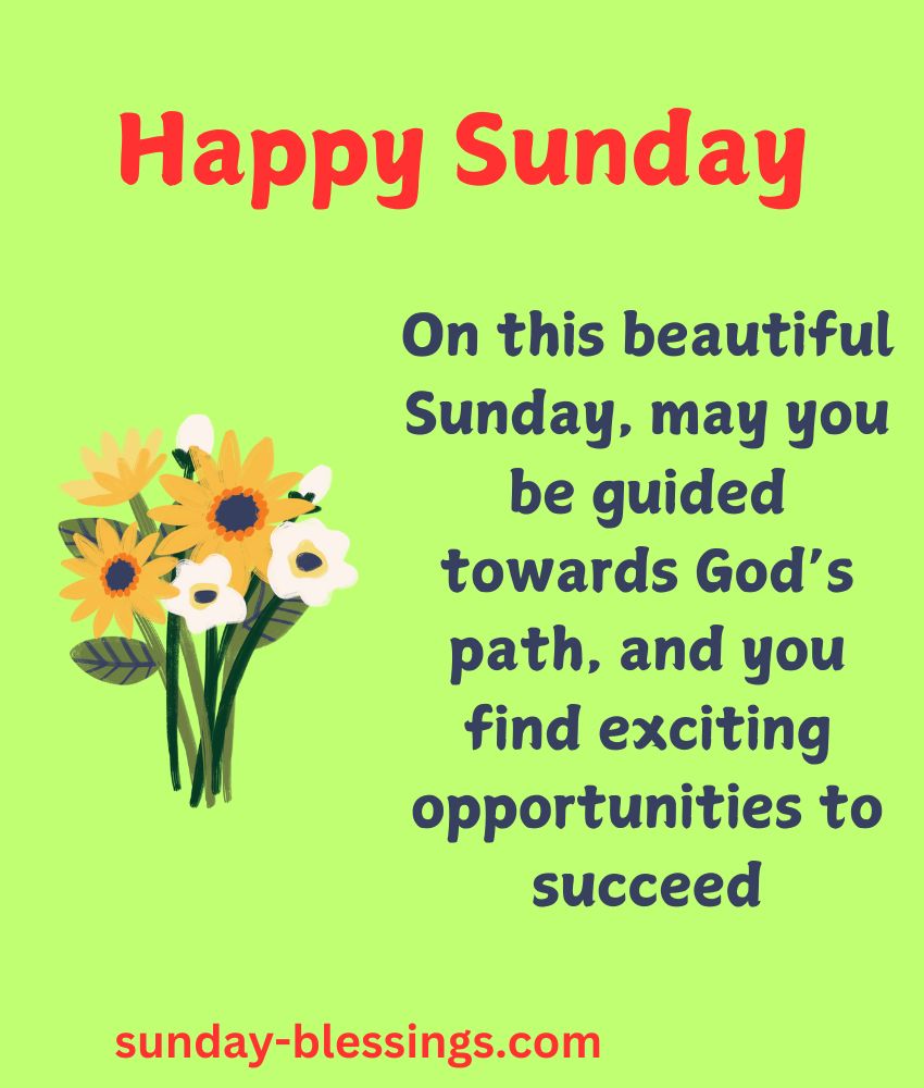 Sunday Blessing Image