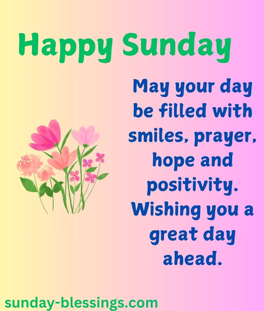 Images of Sunday Blessings