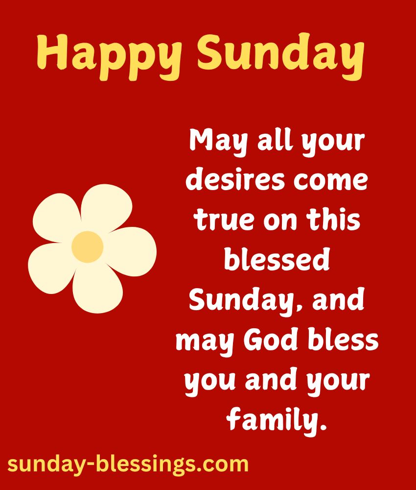 Image of Sunday Blessings