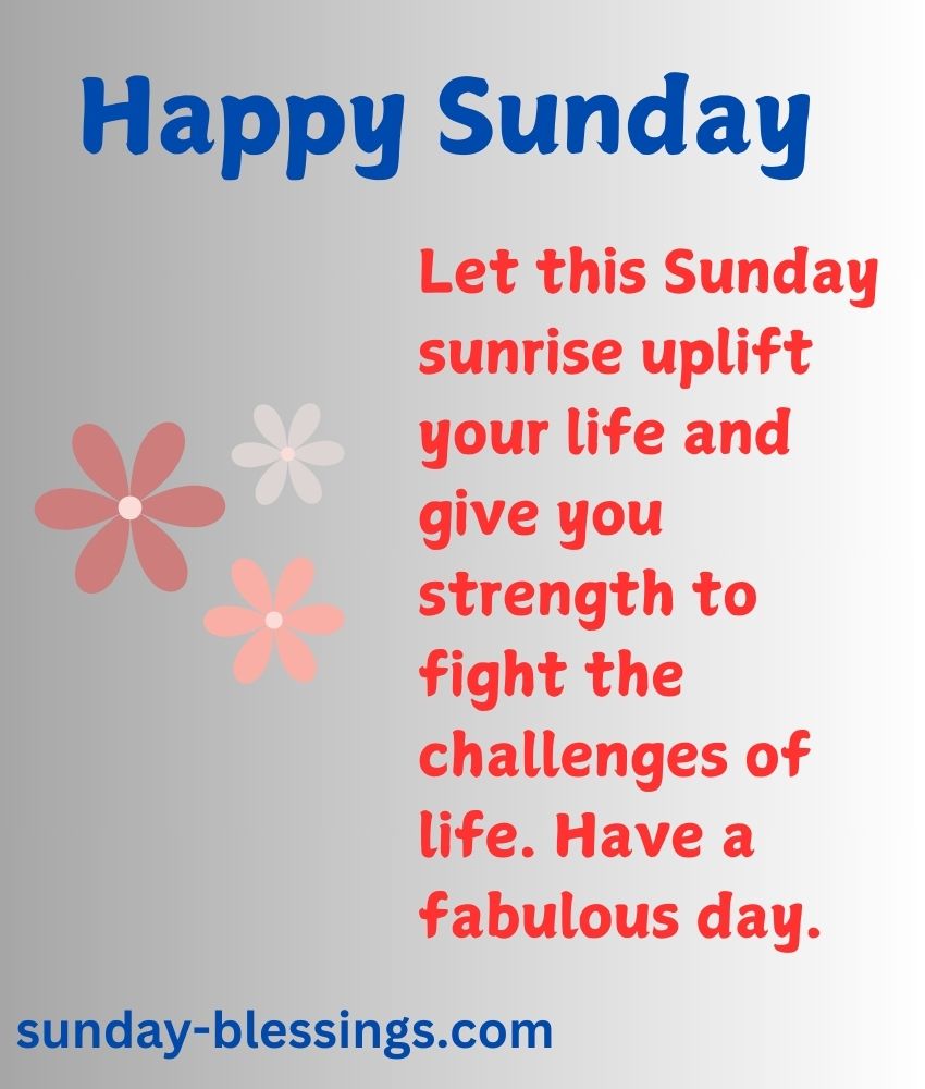 Image of Sunday Blessings