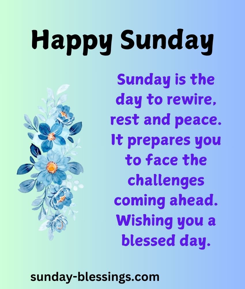 Sunday Blessings Image