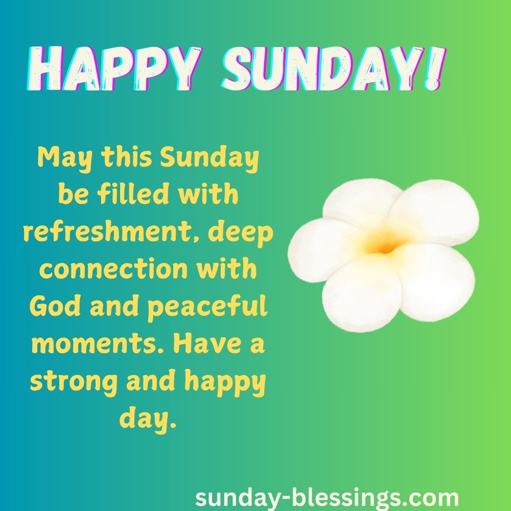 Happy Sunday Blessings image