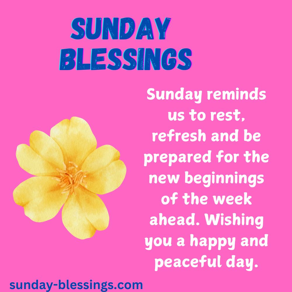 Inspirational Sunday Blessings  image