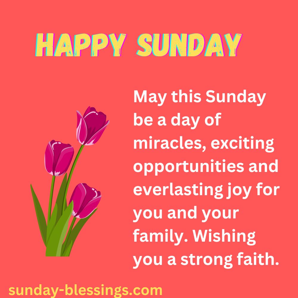 Sunday Blessings Image